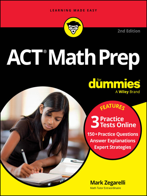 Title details for ACT Math Prep For Dummies by Mark Zegarelli - Available
